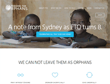 Tablet Screenshot of feedingtheorphans.org